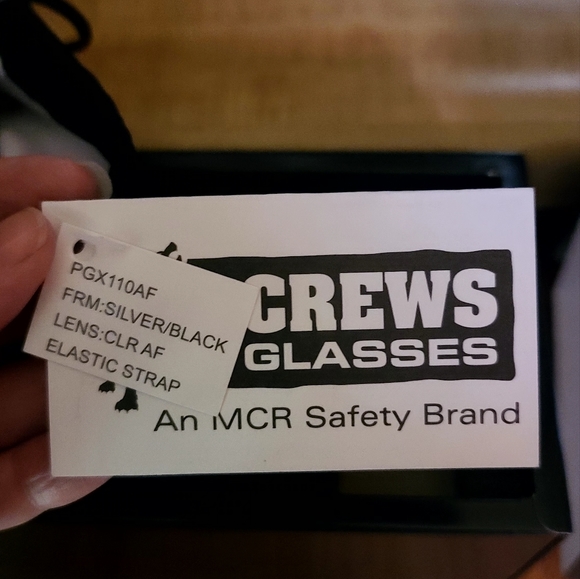 CREWS glasses PGX1 safety Goggles anti fog MRC SAFETY NWT in box - Picture 5 of 10